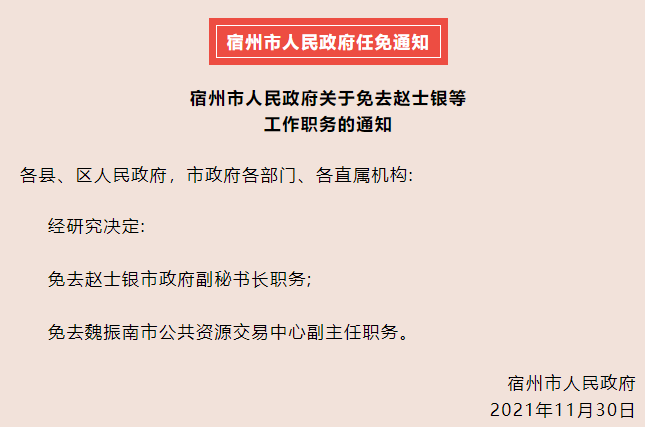 宿州市邮政局人事任命动态更新