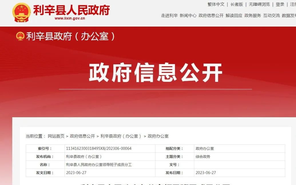 利辛县人民政府办公室最新项目概览